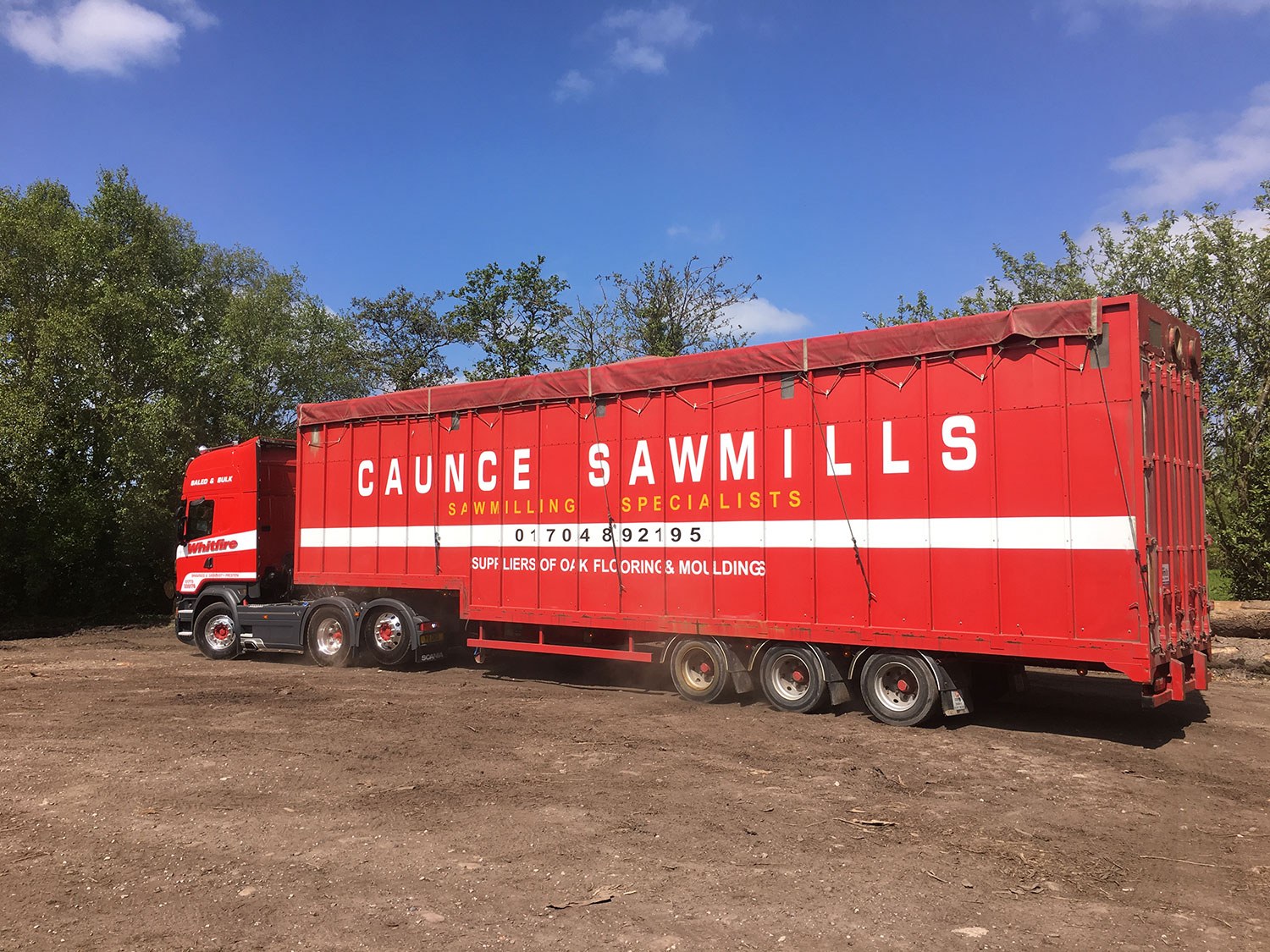 Caunce Sawmills delivery lorry
